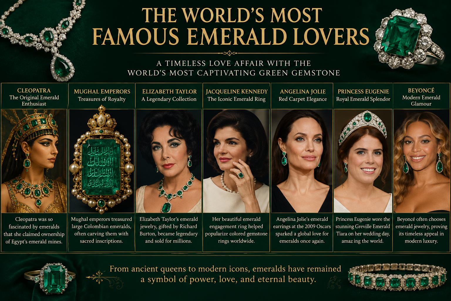 The World’s Most Famous Emerald Lovers