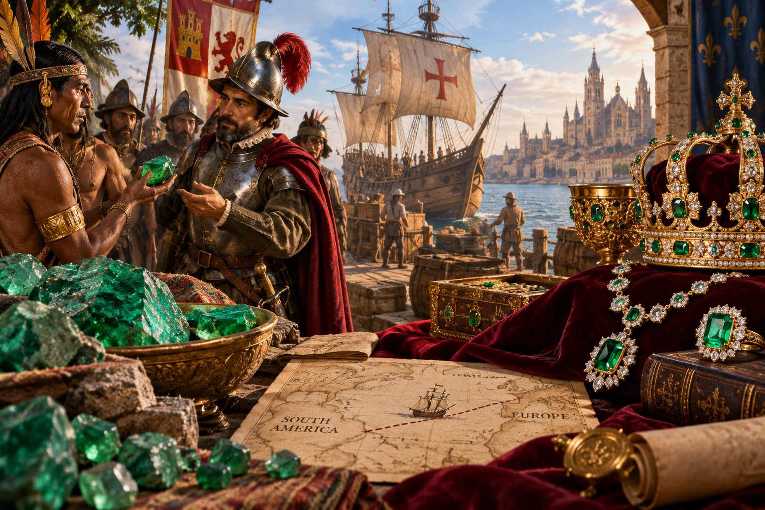 Colombian Emeralds Reach Europe